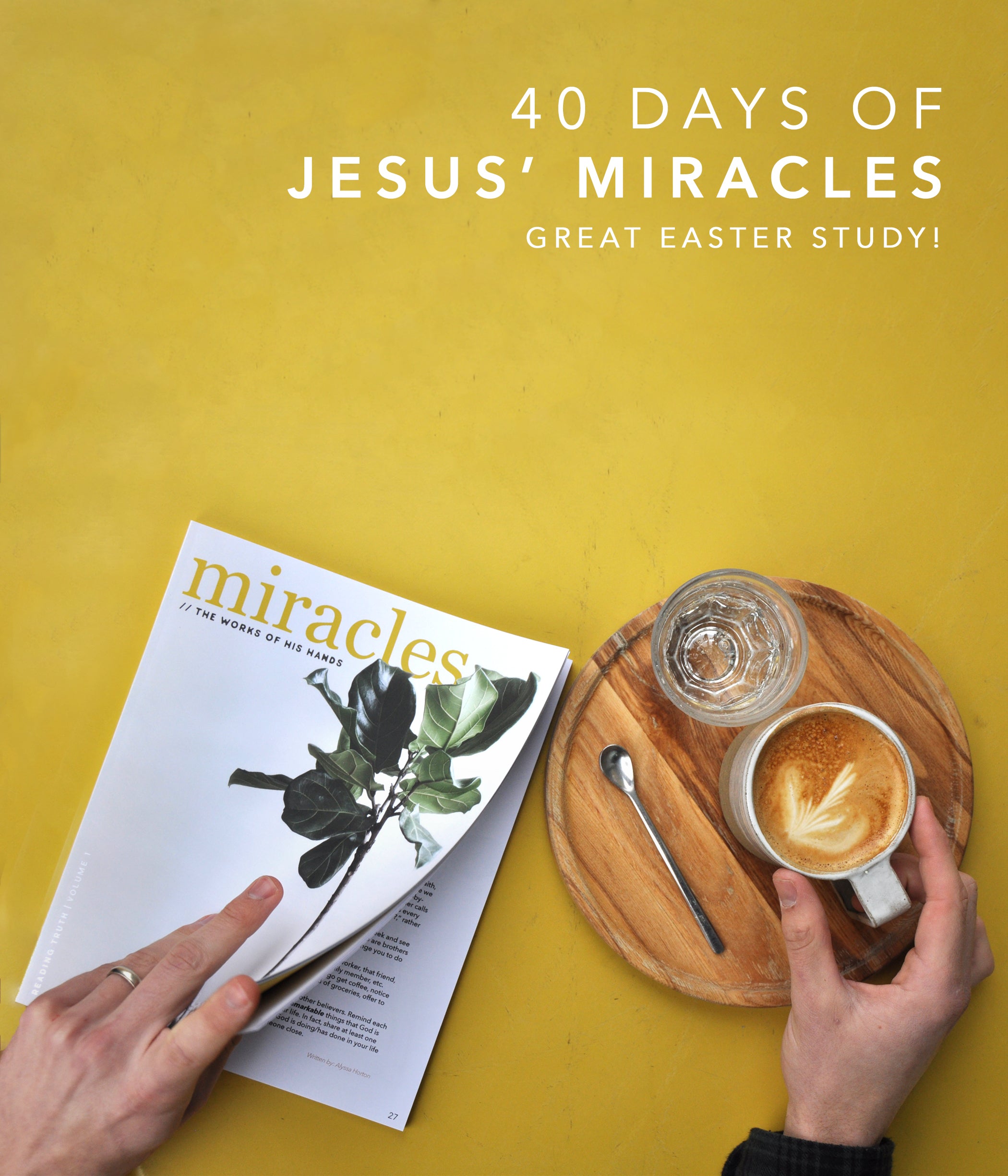Miracles Devotional (DIGITAL): The signs & wonders of Jesus (35-days)