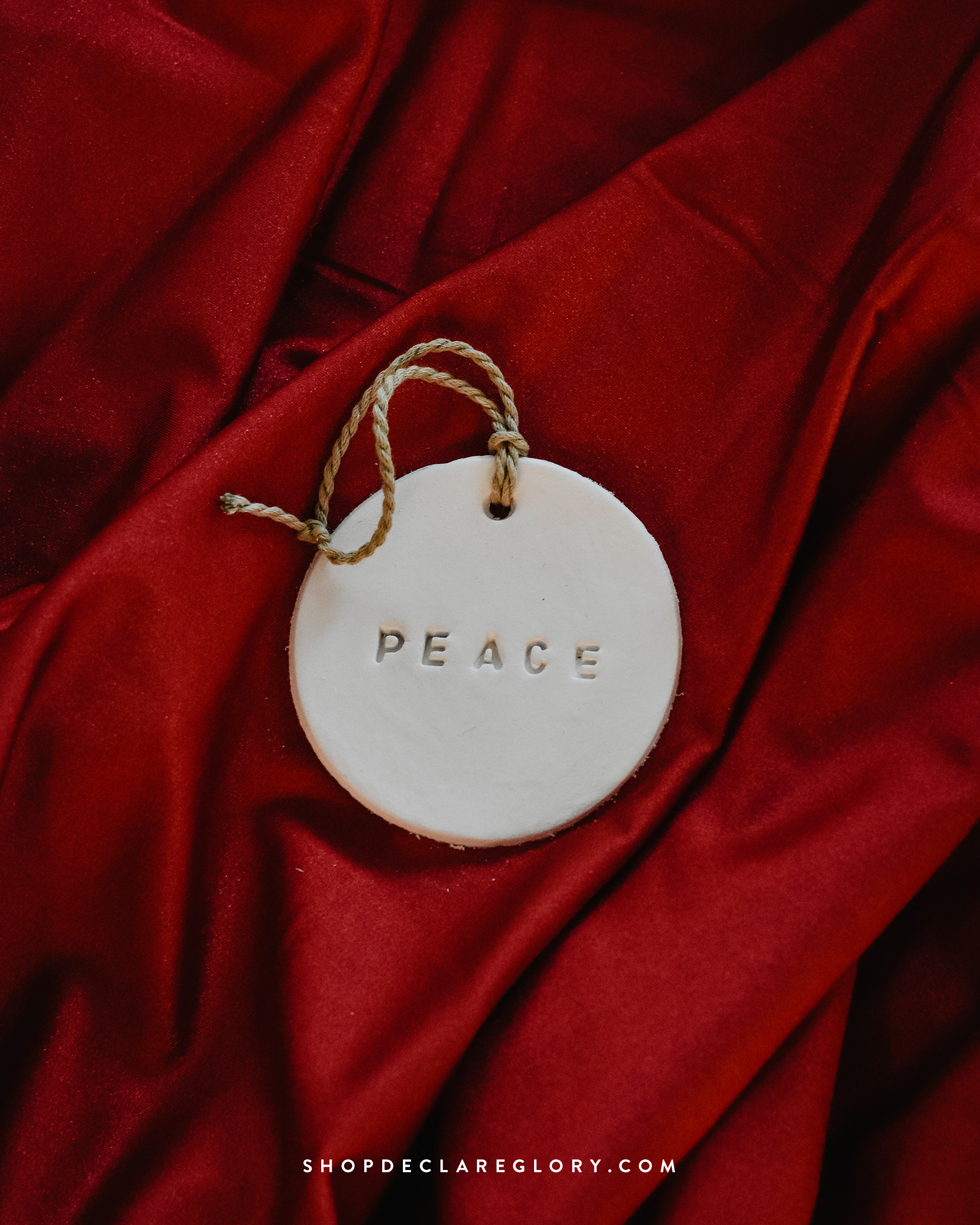 "PEACE" Ornament